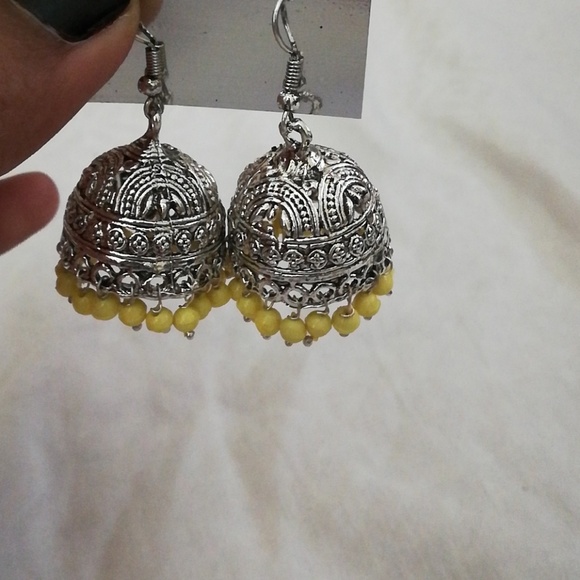 Ear rings yellow traditional - Picture 3 of 5